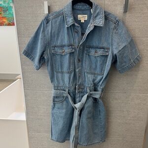 Universal Thread Blue Denim Romper
